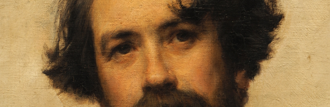 Veloso Salgado (Orense, Espanha, 1864 - Lisboa, 1945) Adrien Demont Portrait, 1891, oil on canvas, private collection, França