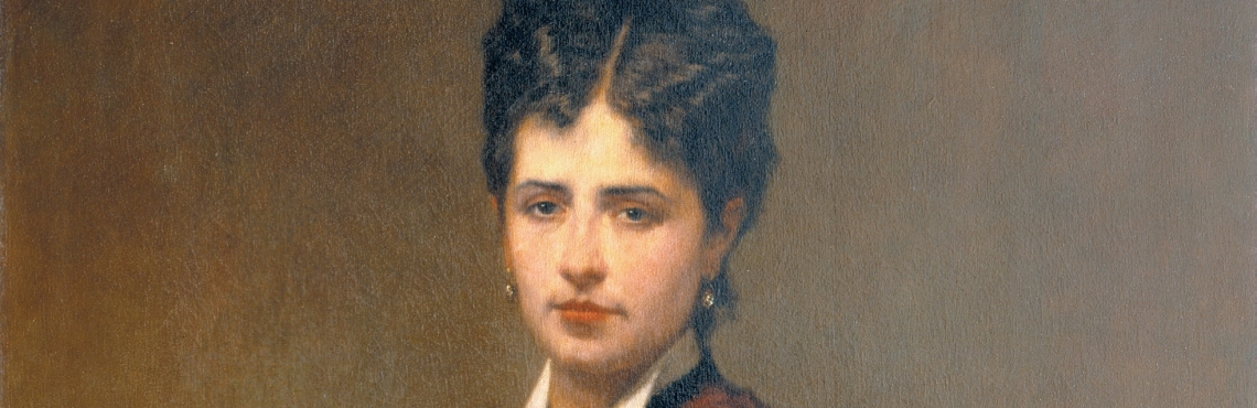 Miguel Ângelo Lupi, Retrato da Marquesa de Belas, 1874